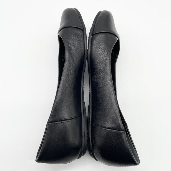 Zodiac Womens US 8 Sadie Slip On Ballet Flats Black‎ Leather Classic Casual - Picture 5 of 9